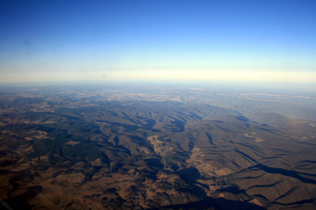 Flying over New South Wales