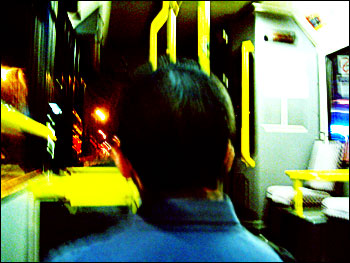 man on the N214 bus #1